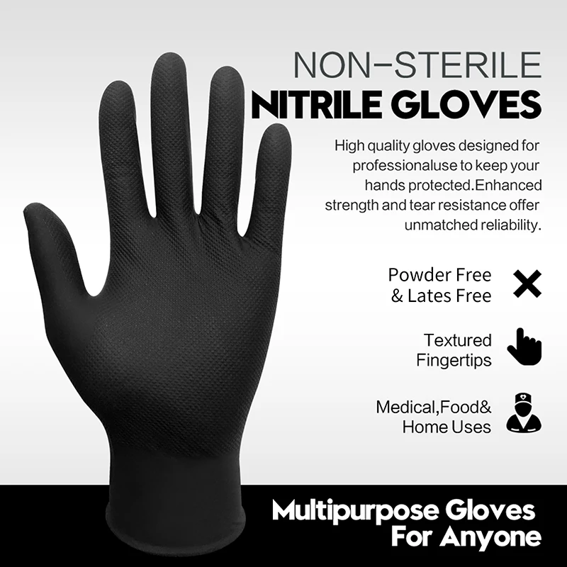 GMG65milNitrileGlovesRepairMechanicWorkGlovesThicknessDurable