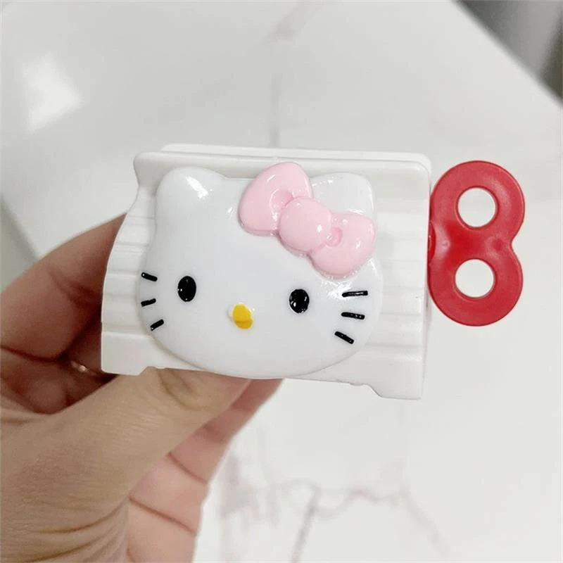 

Sanrio, Hello Kitty выдавливатель зубной пасты Cute Cartoon Kuromi Cinnamoroll Бытовая зубная паста очищающее средство для лица обжимные праздничные подарки
