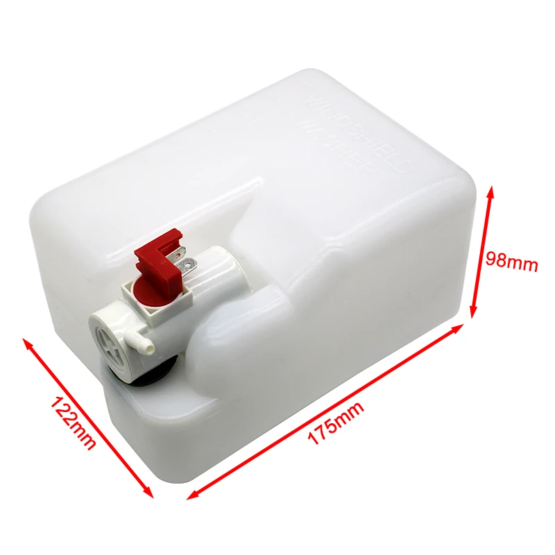 Universele voorruit ruitenwisser pomp ruitenreiniger kit tank fles reiniging gereedschap 12V voor oldtimer vervanging accessoires universele ruitenwisser wisser bad tergic