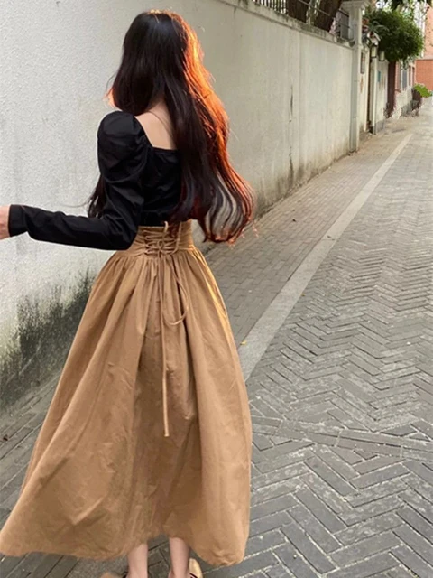 Vintage maxi cheap skirt outfit