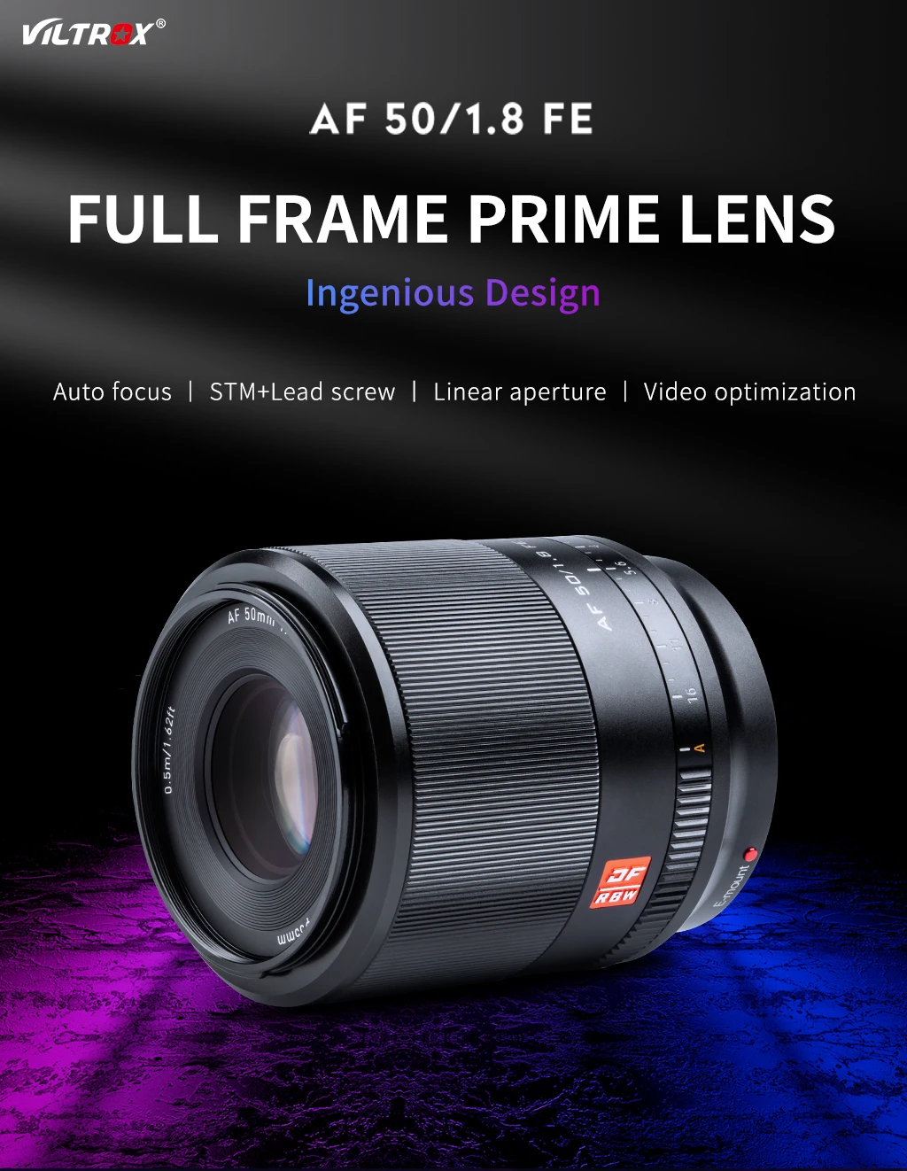 【中古】ビルトロックス AF 50 1.8 Eマウント SONY用 VILTROX AF 50/1.8 FE E-Mount レンズ 中古)VILTROX