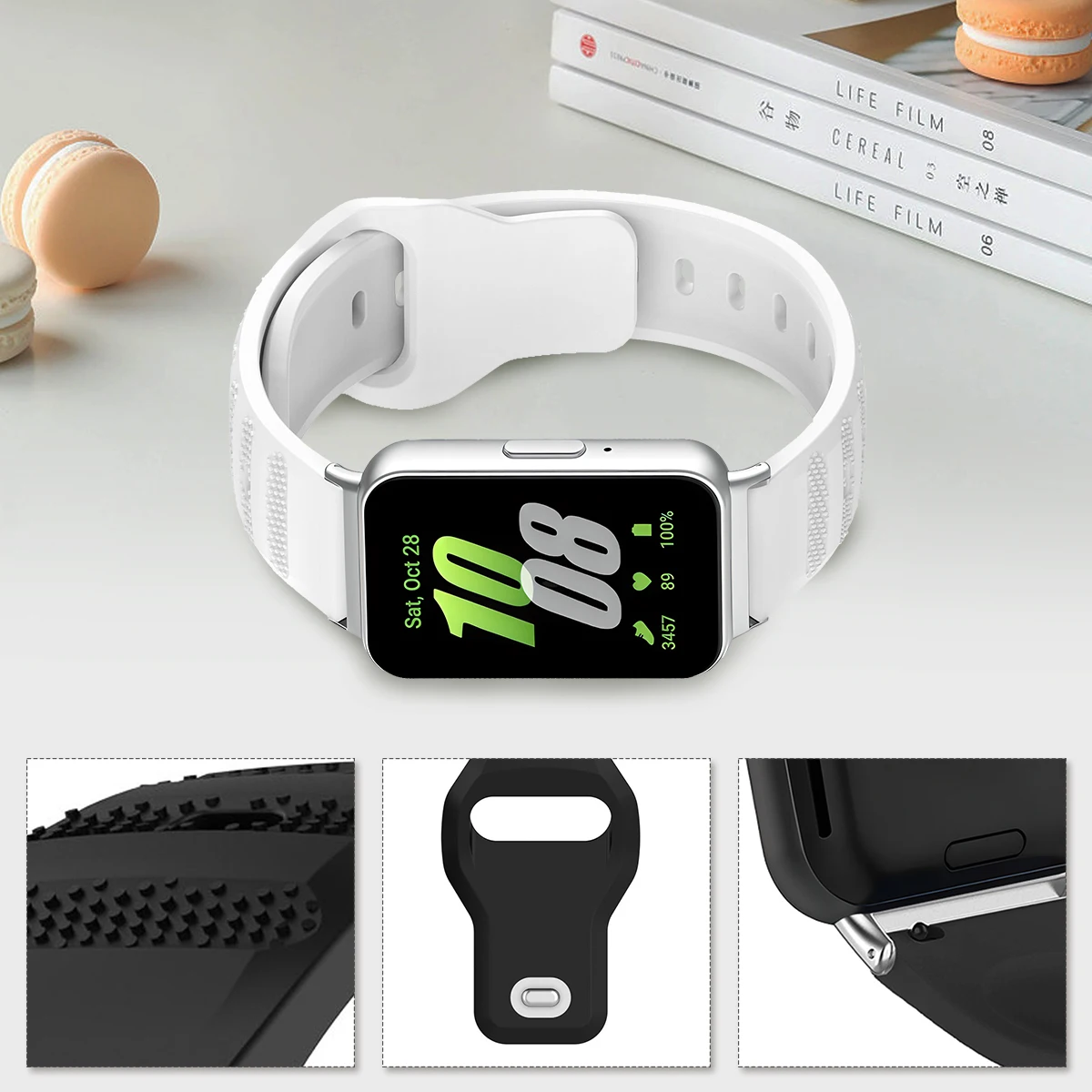 Silicone Sport Strap for Galaxy Fit 3 - Quick Kit Replacement Band Accessories
