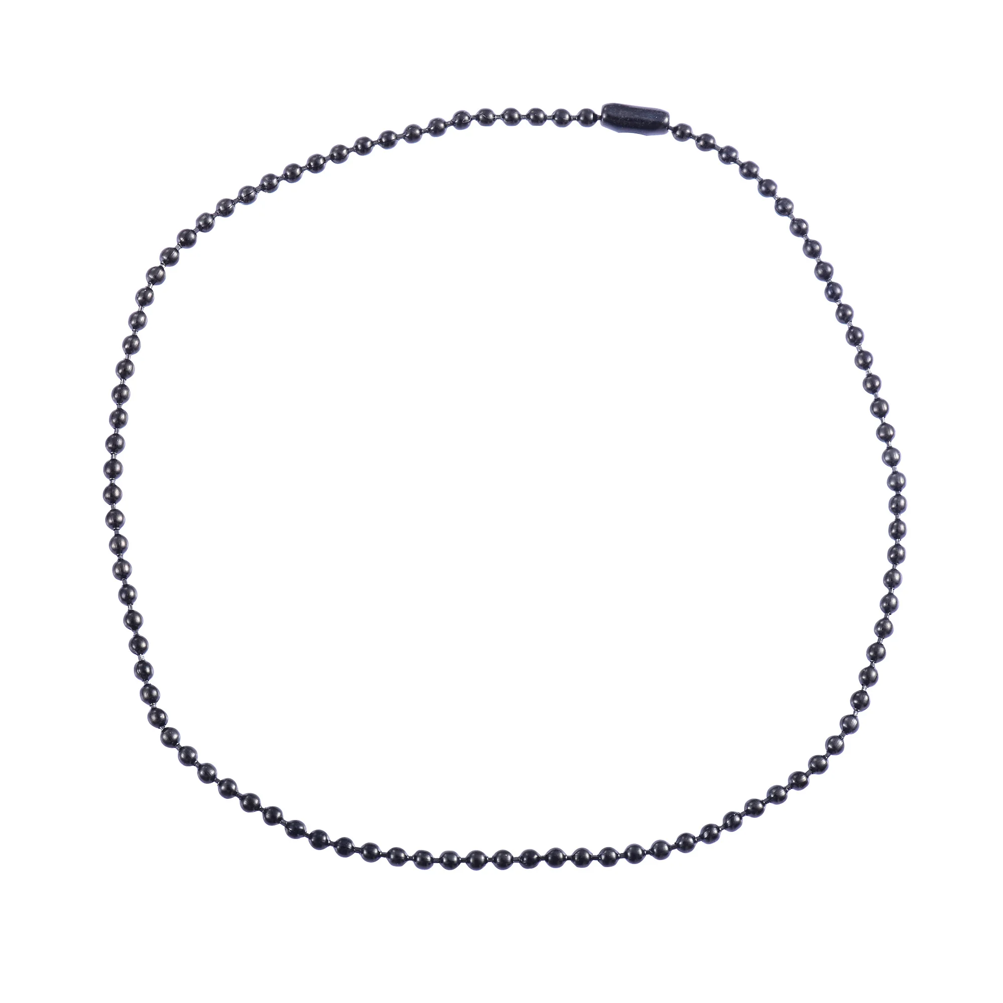 Men Bead Bracelet for Women Stainless Steel Link Ball Hand Ankle Chain Bangle Black Plated Anklet Rolo Jewelry Accessories Gift bangle bracelet stainless steel bracelet chain bracelet beaded bracelet