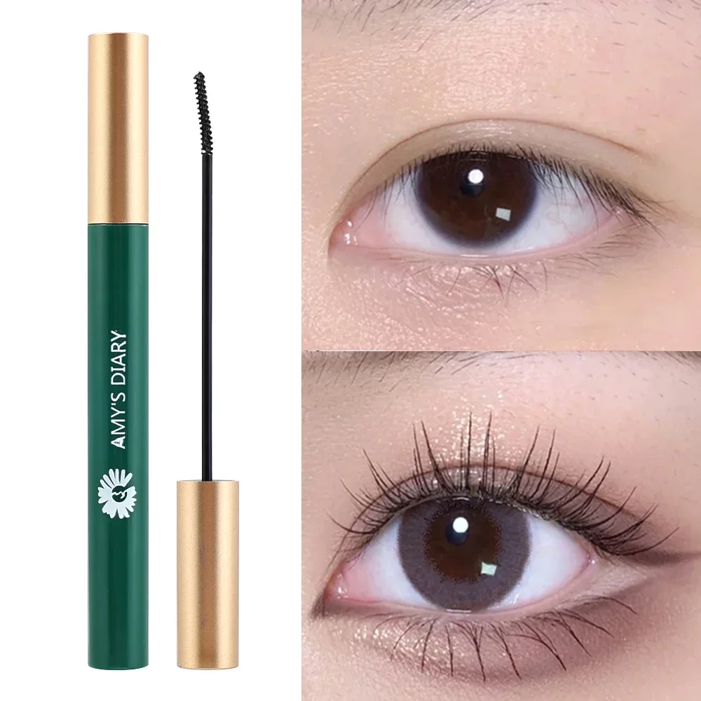 Rímel duradouro fosco preto marrom à prova dwaterproof água secagem rápida alongamento cílios enrolados rímel lash extensão feminino maquiagem coreana 9
