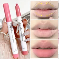 Contouring Matte Lip Liner Pen Matte Pink Red Lipstick Pen Waterproof Lasting Natural Soft Smooth Sexy 3D Lips Cosmetics Pencil 1