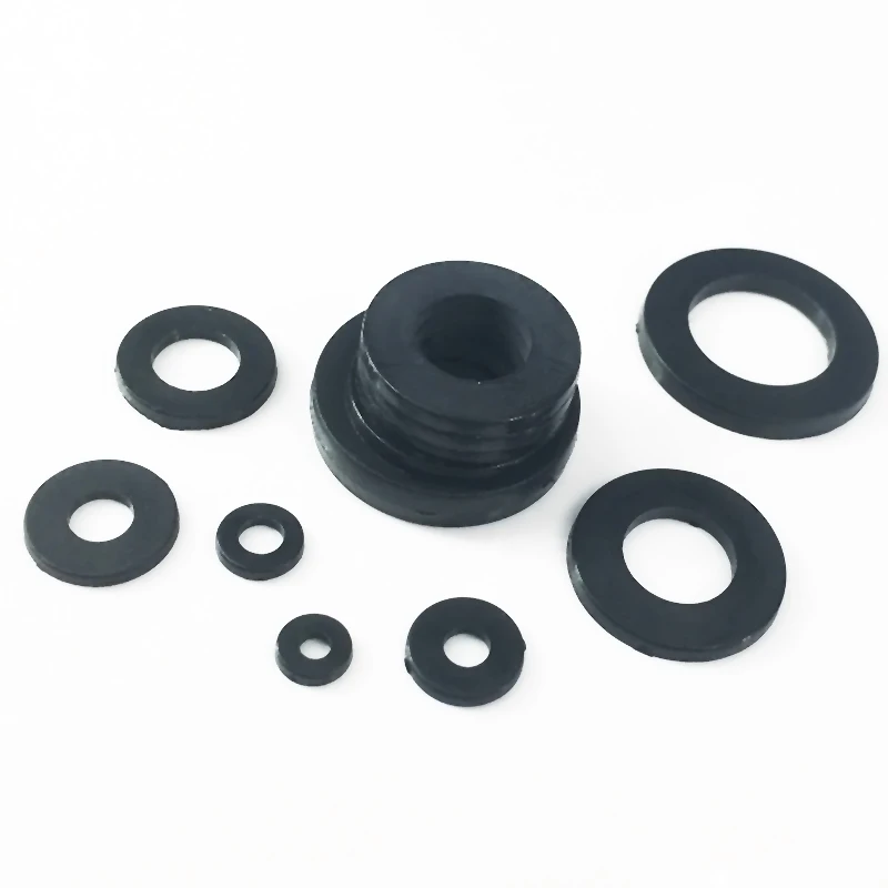 Nylon Washers M2 M2.5 M3 M4 M5 M6 M8 250PCS Nylon Washers Plastic Insulation Spacers Seals Black White Set Gasket Ring Kit screw washer nut kit