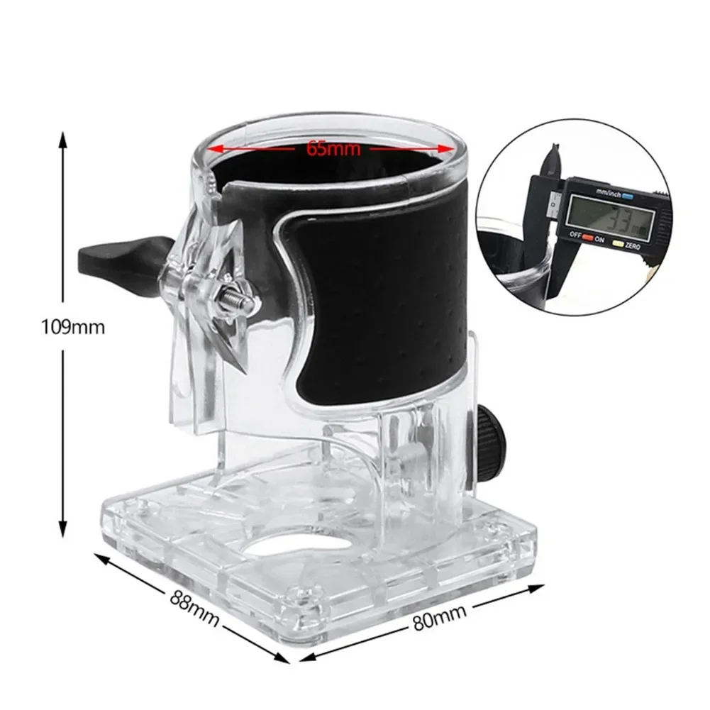 Wood Router Plunge Router 65mm Plunge Router Base Trimming Milling Machine Cover Wood Milling Stand For Tupia RT0700C DRT50 3709 370 Power Tool
