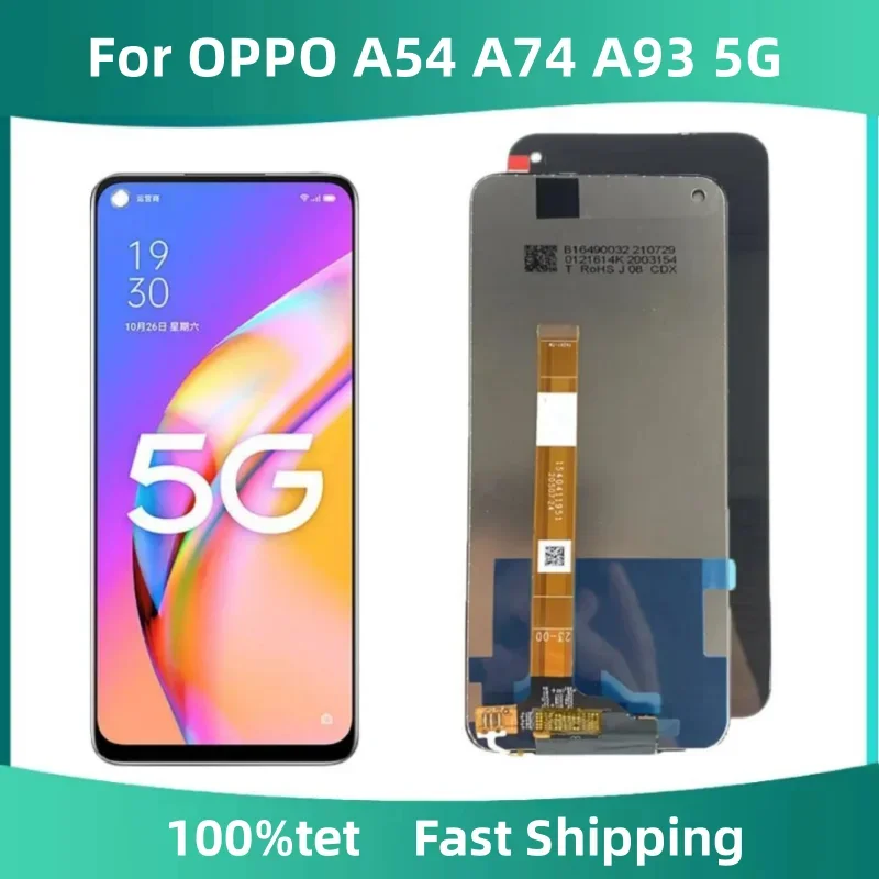 

6.5" For OPPO A54 A74 A93 5G Display Touch Screen For OPPO PCGM00 CPH2195 CPH2197 LCD Replacement Screen