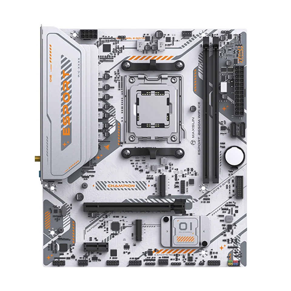 Maxsun-マザーボードb650mesport b650m, wifi, ice amd b650,5600-8000