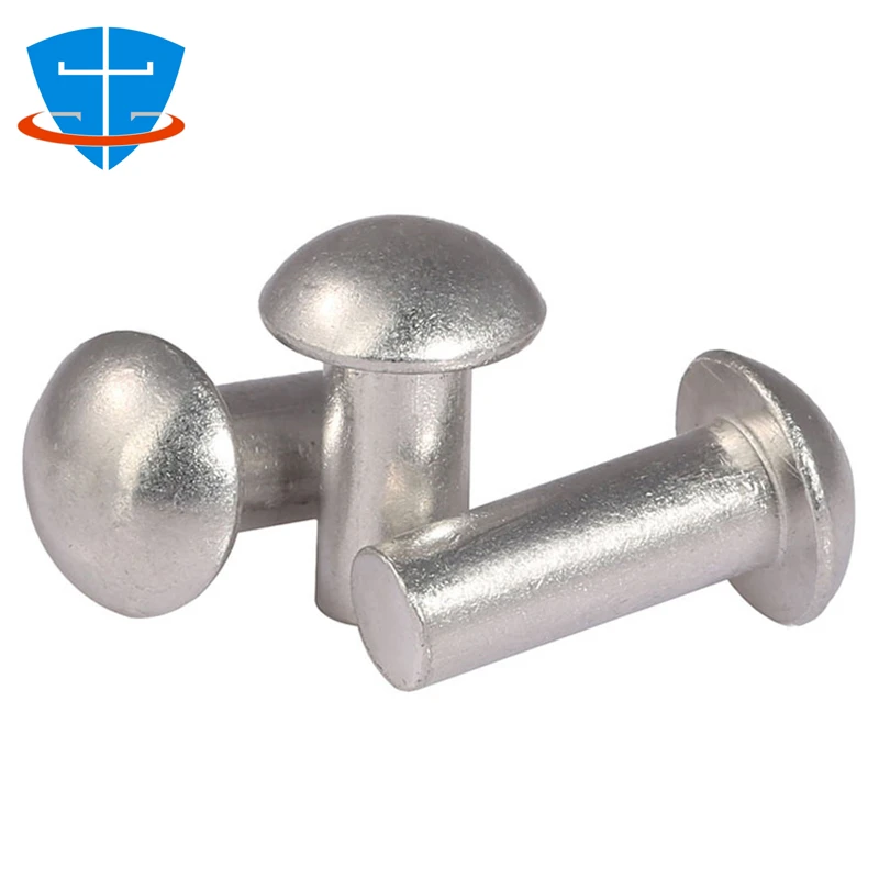 GB867 M2 M2.5 M3 M4 M5 M6 M8 M10 Aluminum Alloy Solid Round Head Rivet ...