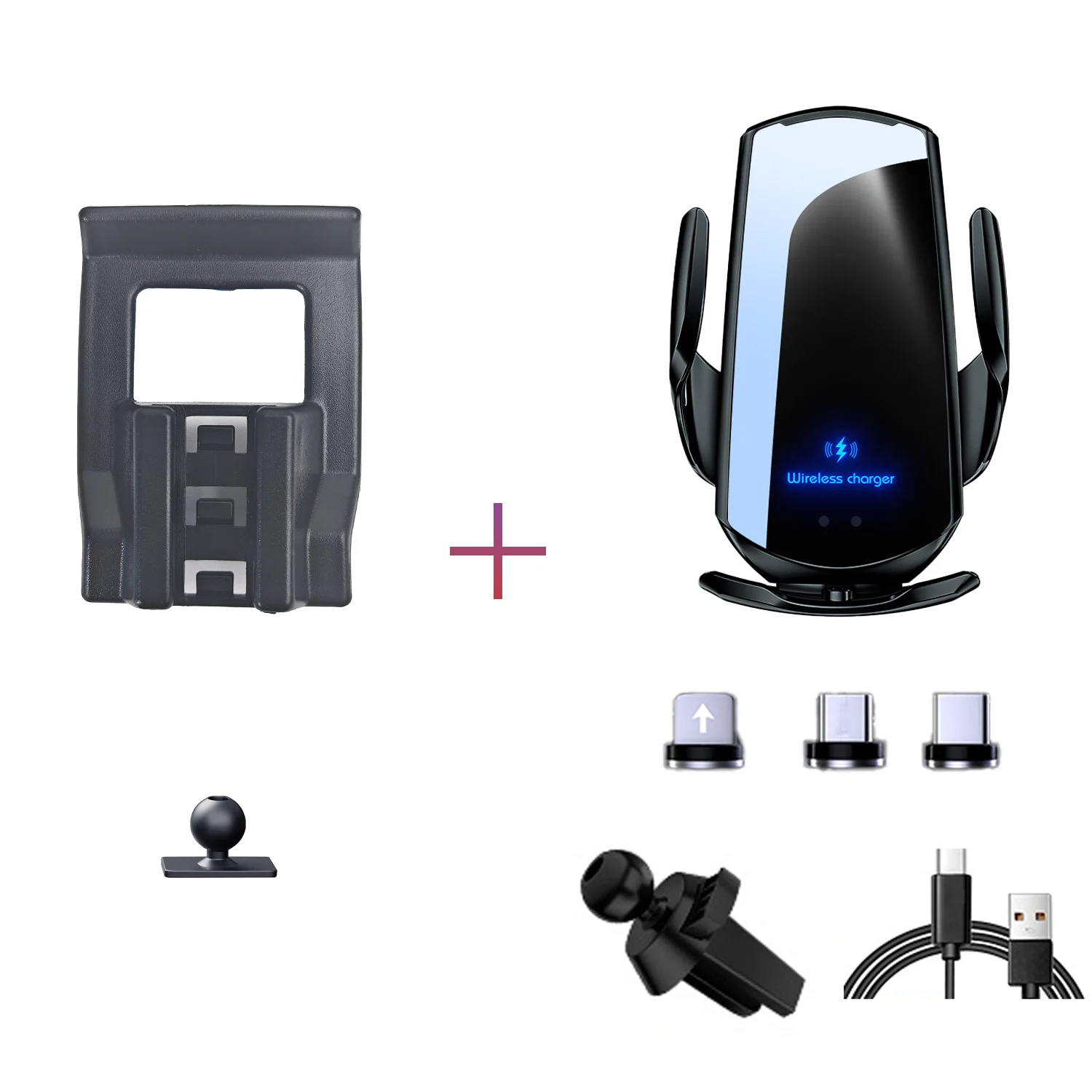 Wireless Charging Car Phone Holder For Audi A4/A4 Allroad 2017-2025 A5