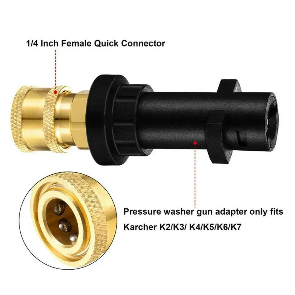 Adattatore Rondella Ad Alta Pressione Ugello Accessorio Di Ricambio Per Karcher Serie K O Karcher K2-K7 Parte Connettore Rapido Sostituire