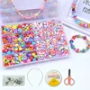 DIY Handmade Beaded Children's Toys Creative Loose Spacer Beads Making Bracelet Necklace 24 Grid Girl Jewelry Set Girl Toy Gift 1