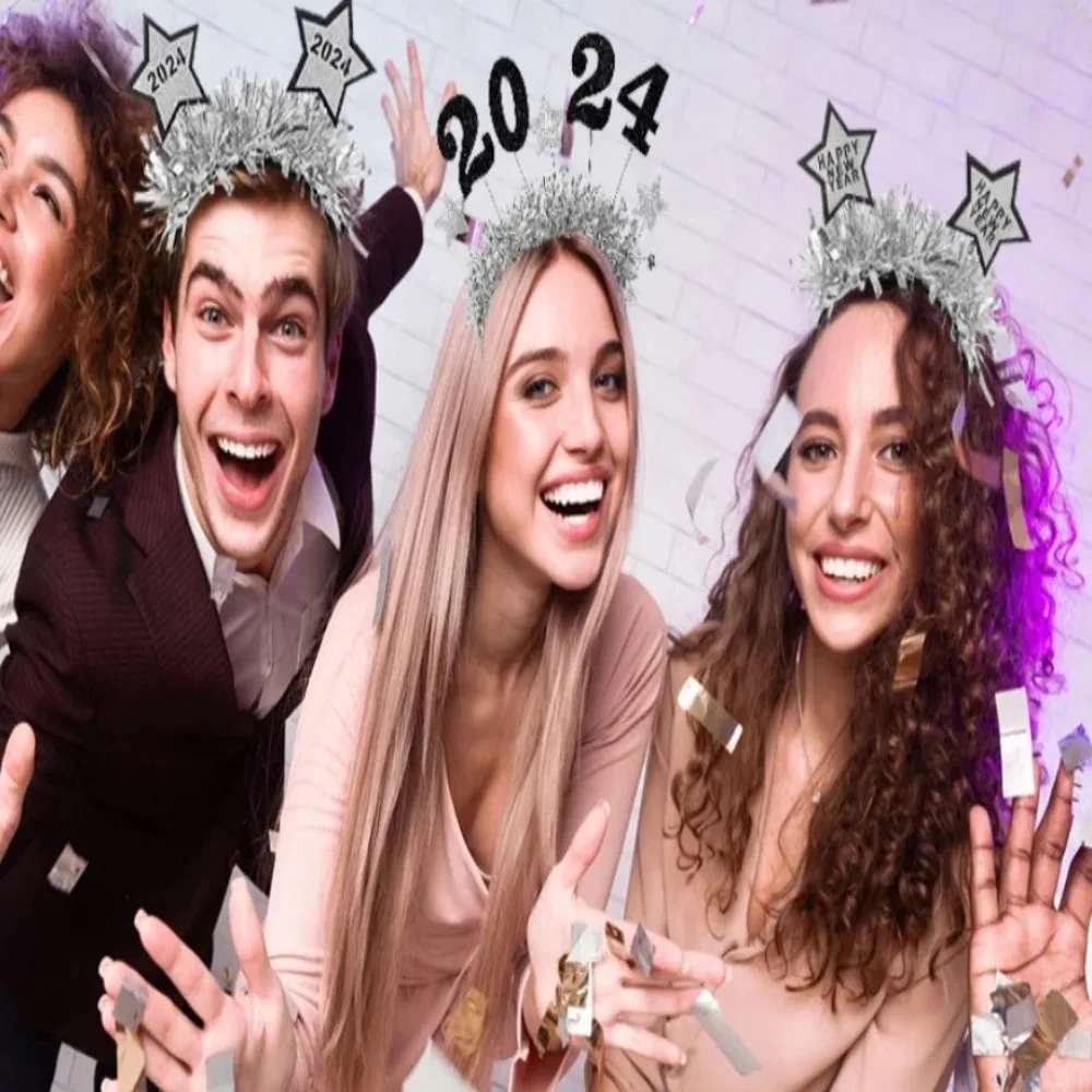 

Головной убор с надписью «Happy New Year», 2 шт.