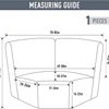 Corner Sofa Cover Stretch Corner Couch Cover Furniture Protector for Living Room L Shape Slipcover Couch Additional Seat 3