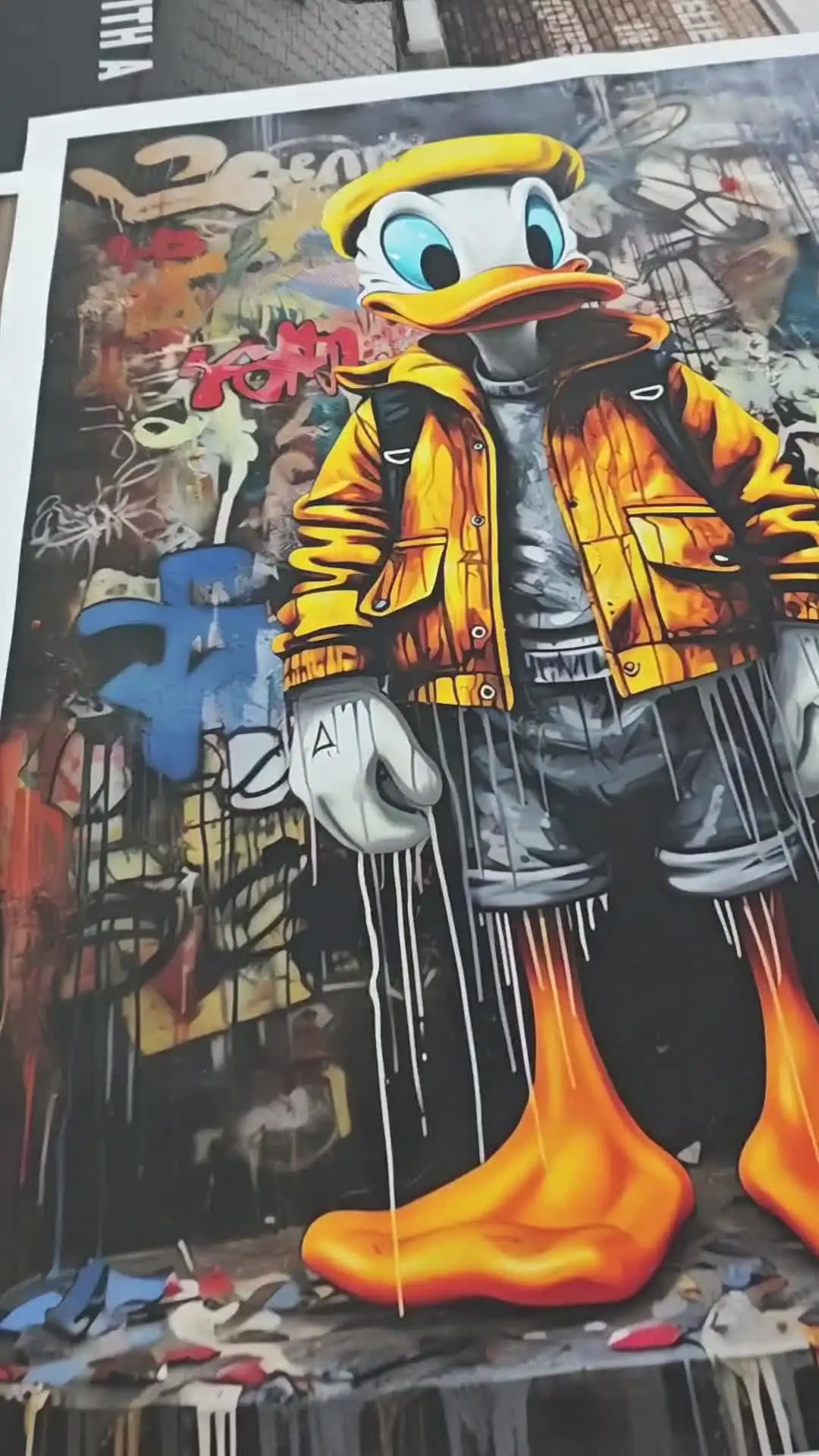 MINISO Постер &quotСкрудж Макдук художественный успех&quot на холсте