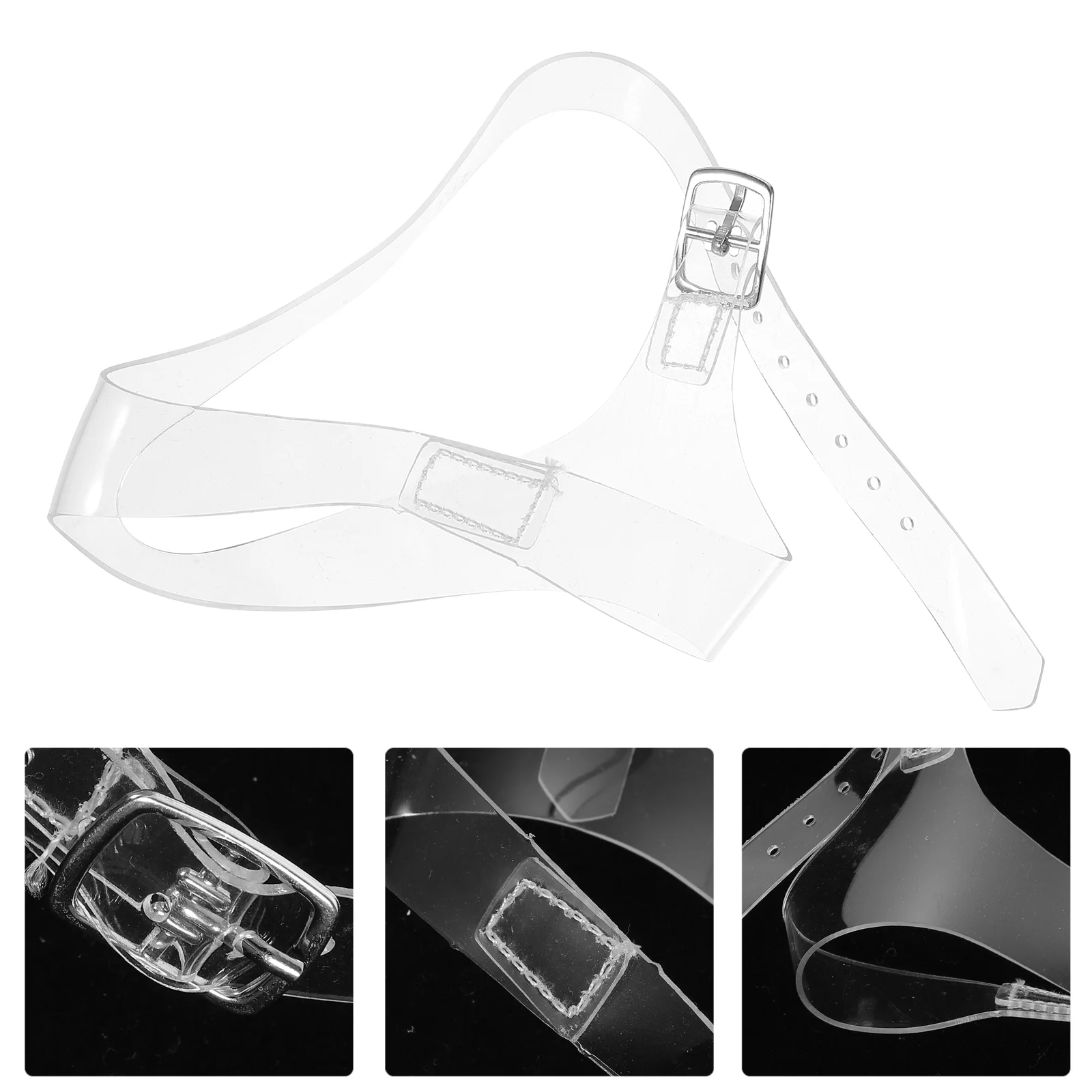 

Transparent Heels Anti- loose Shoelace Detachable Ankle Straps Triangle Heels Fixing Strap