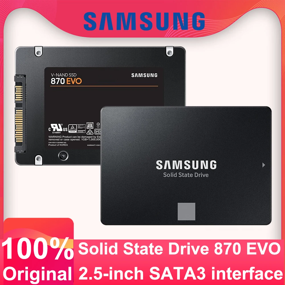 SAMSUNG 870 QVO 4TB 2TB 1TB SSD Inch Internal Solid State Drive Up To