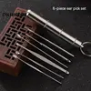 6pcs Ear Wax Cleaner Earwax Removal Tools Pick Digging Artifact Earpick Cleaning Ears Remover Ear Wax Cleaning tool kits 3