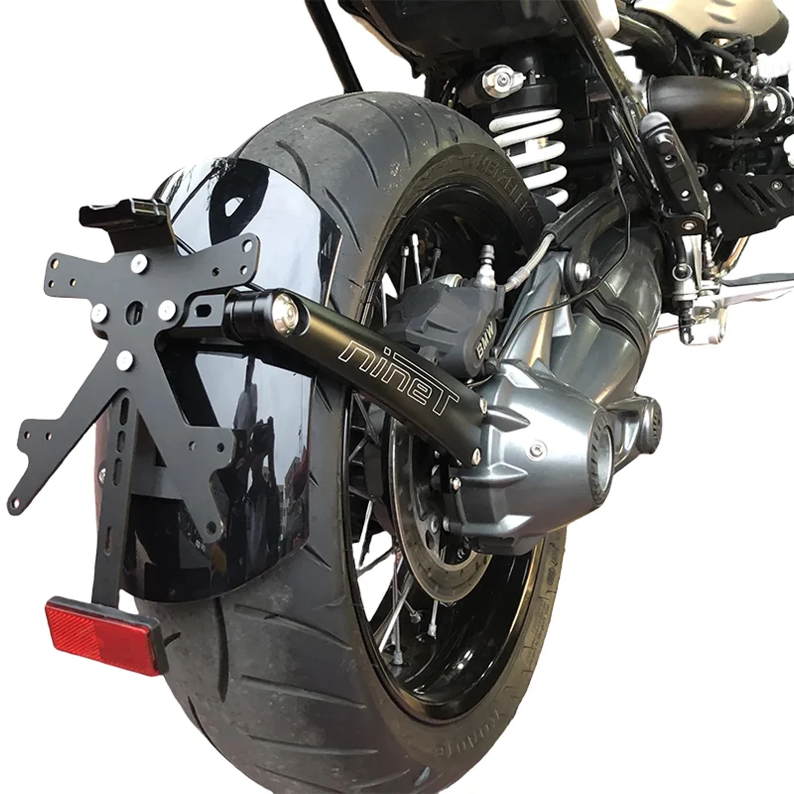 BMW R Nine T 스크램블러 R9T 퓨어 레이서 어반 RnineT G/S Ninet /5용 오토바이 리어 펜더 브래킷 번호판 이동 키트