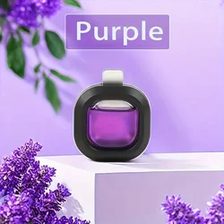 Long - Lasting Car Air Freshener Vent Clip - Essential Oil Infused Odor Eliminator, Non - Toxic Fragrance (XXPurple)