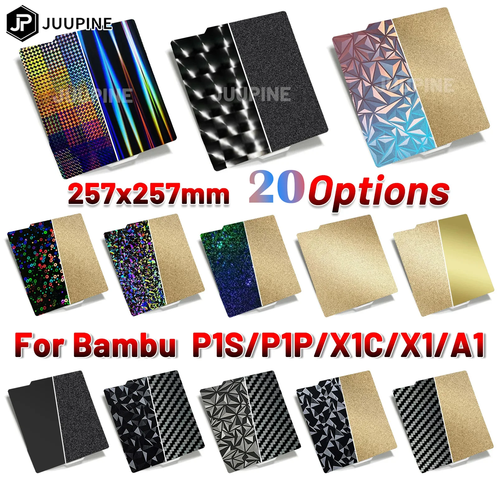 Bambu Smooth Pei Plate Double Sided Smooth H2D Build Plate 355x346MM For Bambu Lab H2D,Flexible Spring Steel Heated Bed Platform For Bambu Lab H2D Combo/H2D Bambu Lab Plate