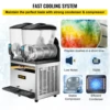 VEVOR Commercial Slushy Machine 15L Double Tank Margarita Machine Stainless Steel Frozen Drink Machine Perfect for Cafes Bars 5