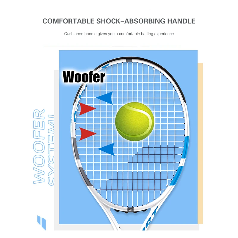 Original Babolat tennis racket adult male and female training tennis racket with backpack bag accessories