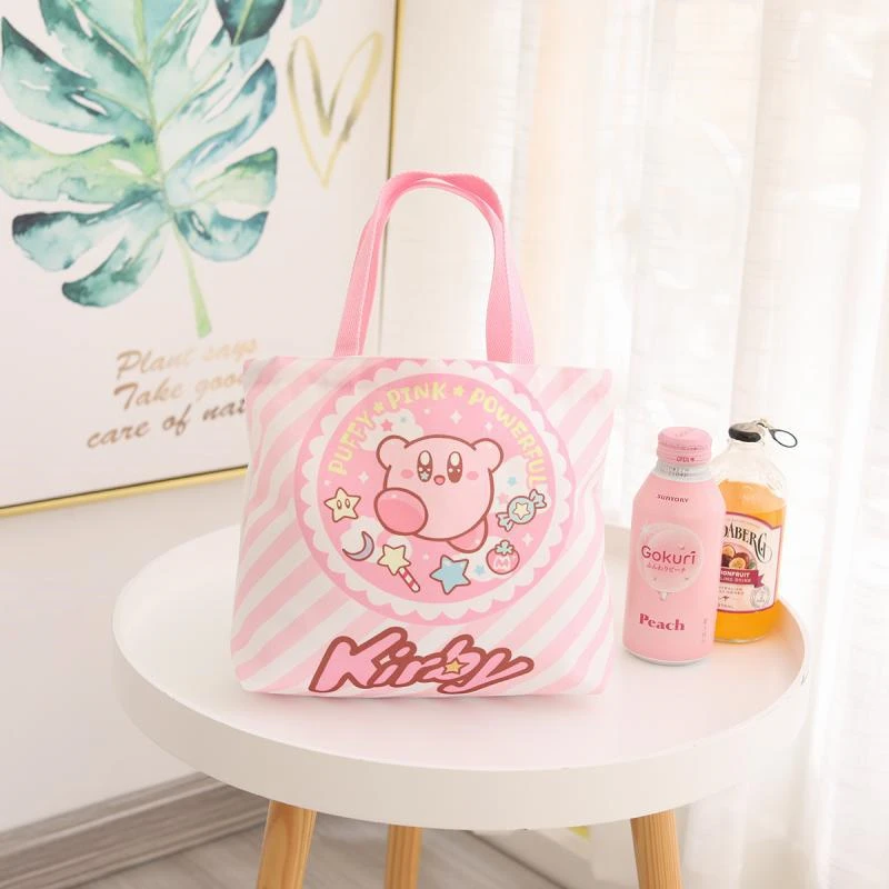 Cute Kirby Lunch Packs Anime Figures Meal Bag Kirby Cartoon Portable Bag  Children's Lunch Bag A Back-to-school Must-have Gifts - AliExpress