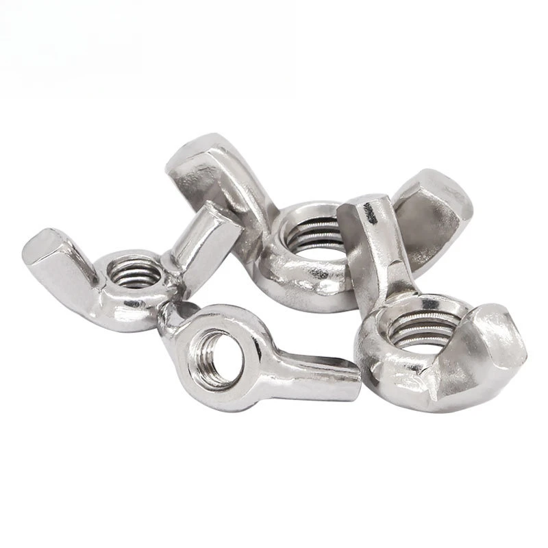 Butterfly Wing Nuts M3 M4 M5 M6 Stainless Steel Wing Nuts Zinc Plated Hand Tighten Nut accesorios para moto