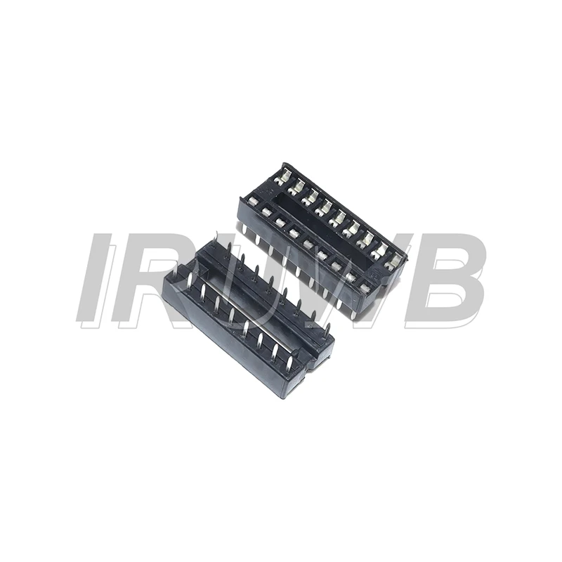 10-Pack Solder-Friendly DIP IC Socket Adapters for Various Pin Configurations