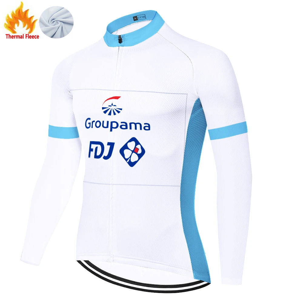 FDJ winter fleece 자전거의류 tricota ciclismo hombre велоодежда для мужчин cycling jersey bike shirt maglia mtb maillot cyclisme