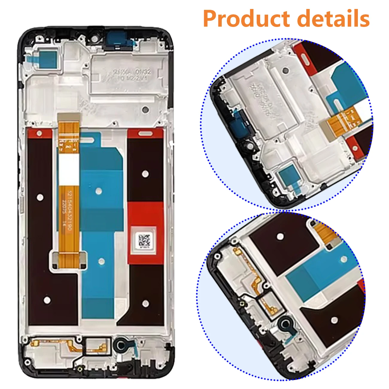 OPPO Realme C35  LCD ÷,  ũ ġ Ÿ  ü  ǰ, RMX3511 ü, 6.6 ġ