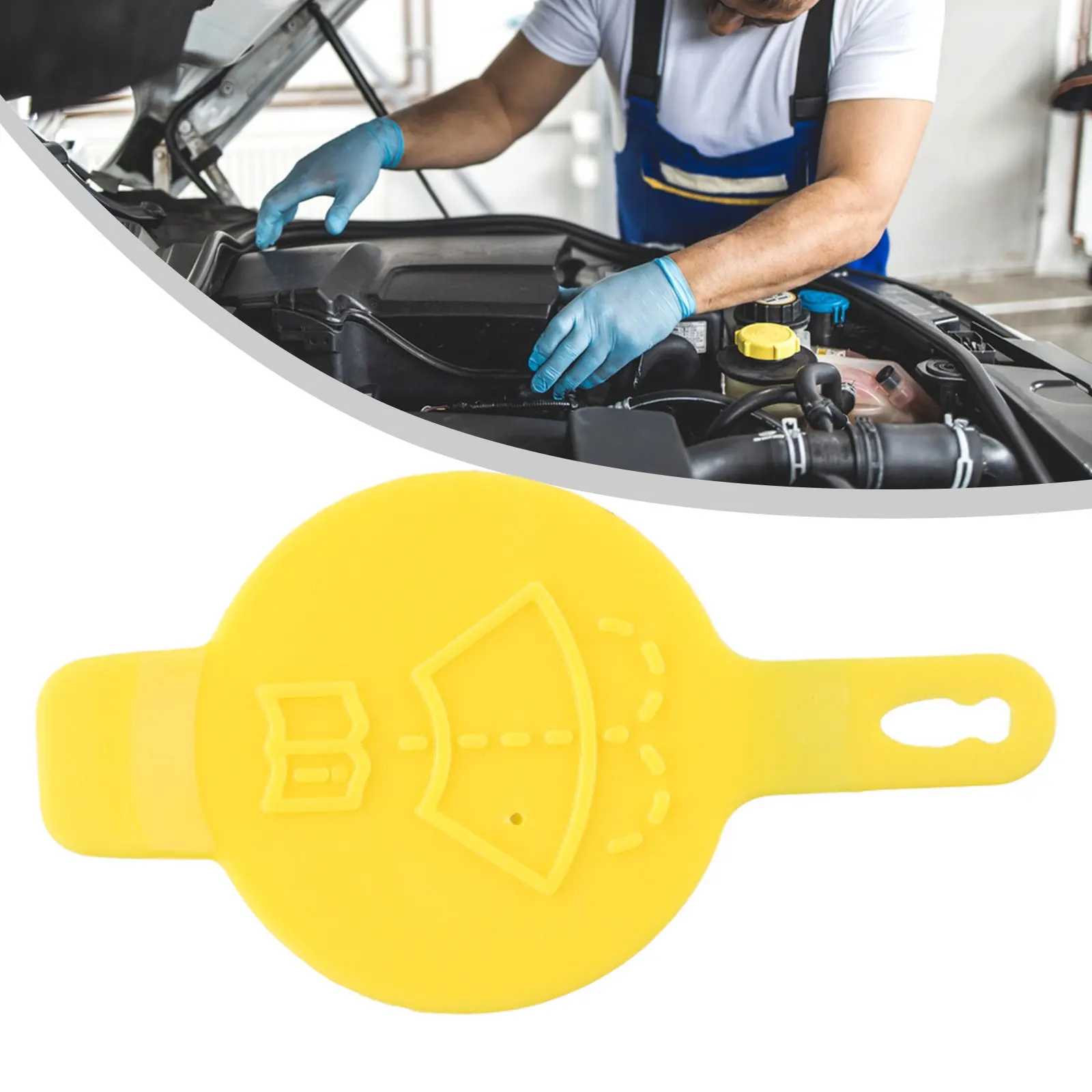 

Windshield Wiper Washer Fluid Reservoir Cover Water Tank Bottle Lid Cap 76802-SK7-003 For Astra Agile Car Accessories