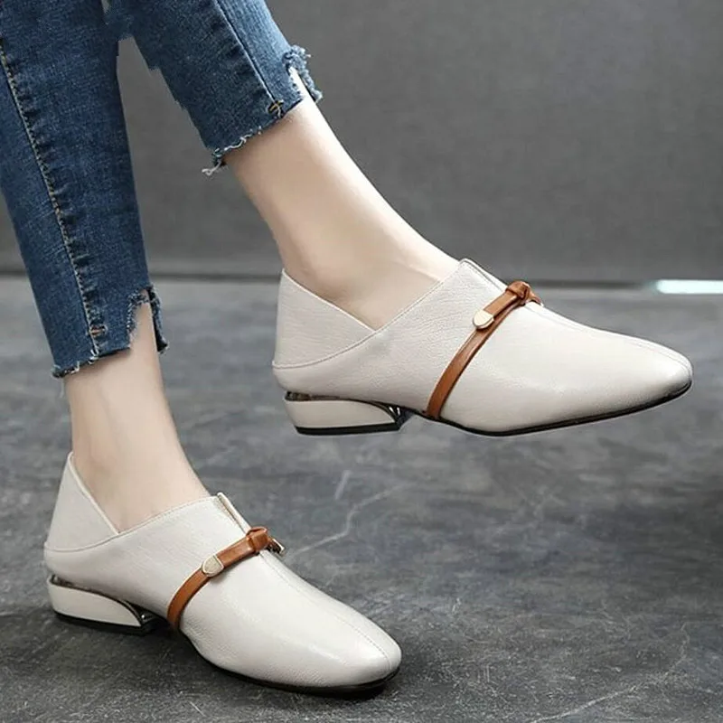 

2023 New Women PU Leather Loafers Mixed Ladies Ballet Flats Shoes Female Spring Moccasins Casual Ballerina Shoes Women's Shoes