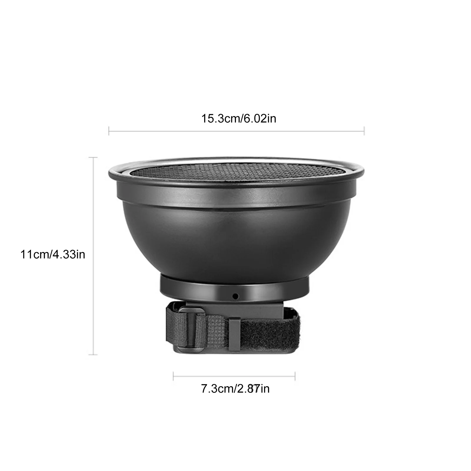 15cm/5.9in 반사경 램프 쉐이드 디퓨저(허니컴 그리드 포함) Godox 스트로브 플래시 라이트 반사경 디퓨저에 적합