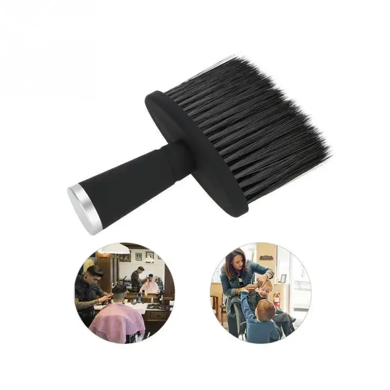 Hair Styling Tool 1pcs Professional Soft Neck Face Duster Brush Barber Hair Clean Beard Brush Salon Cutting