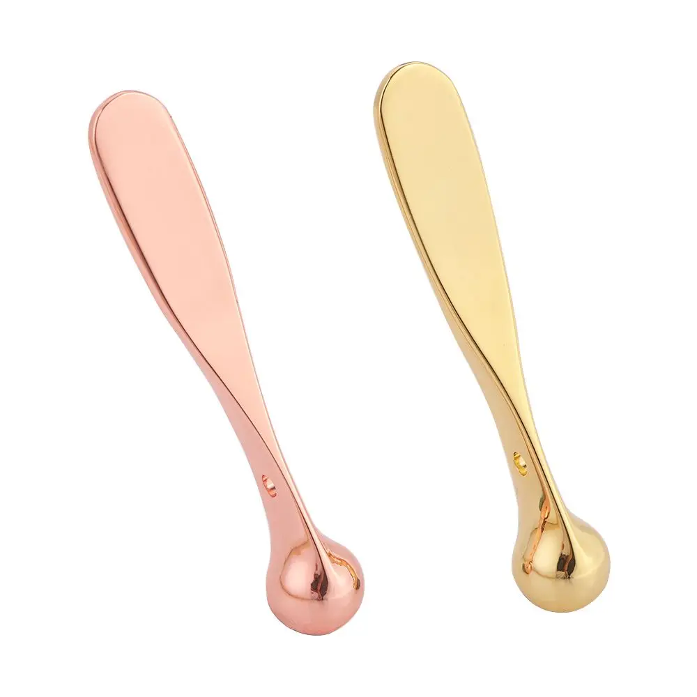 Alloy Anti Wrinkle Face Care Tool Eye Fatigue Relief Eye Applicator Cosmetic Spatulas Eye Roller Massage Stick Eye Cream Spoon