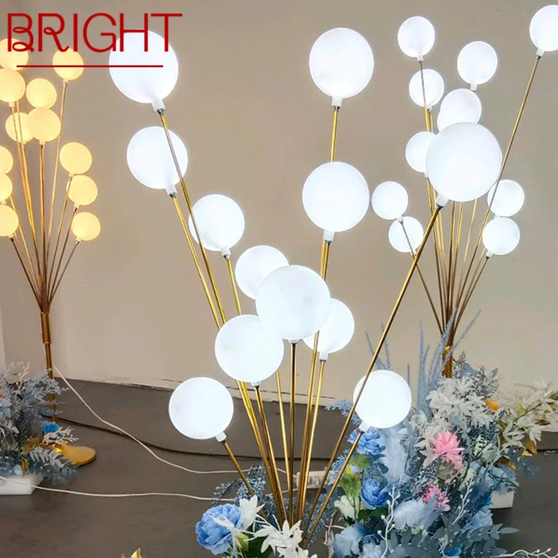 

BRIGHT Modern Wedding Lights Festive Atmosphere LED Evening Stage Lights Roads Small Apples Fresh Background Decoration