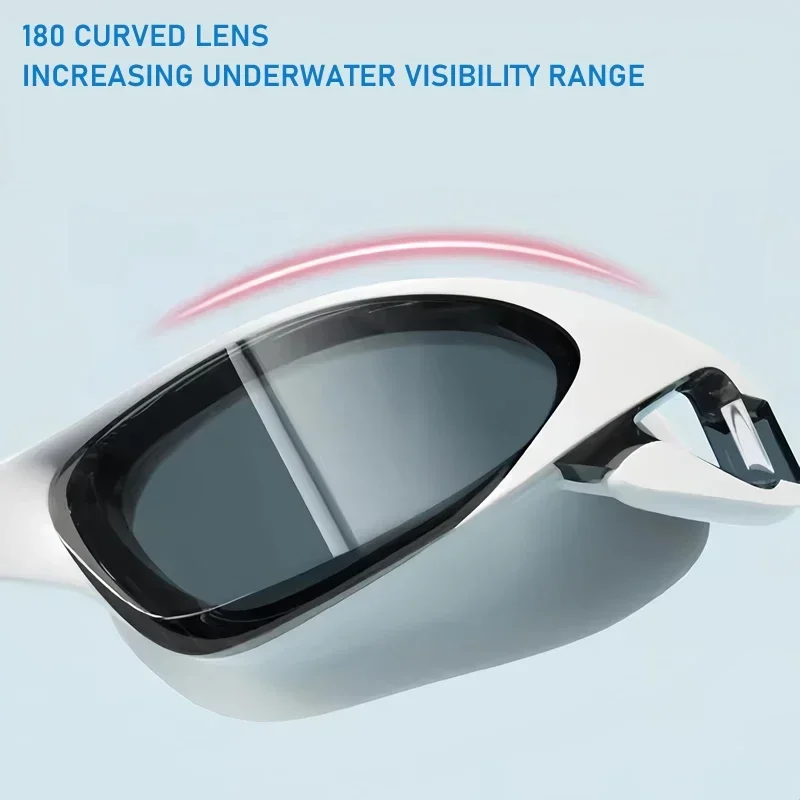 Swim Goggles Upgraded Small Frame Racing Anti-fog UV Resistance No Leakage Swimming Goggles for Men Women Adult Teenager