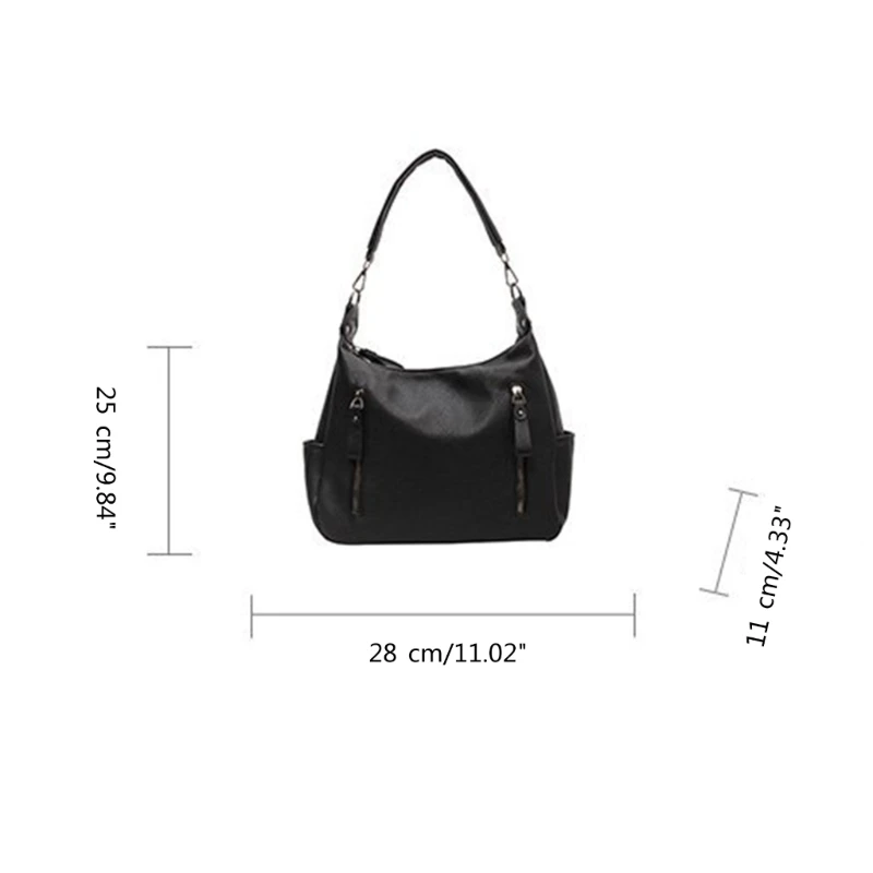 Fashion Shoulder Bag Armpit Bag Underarm Bag Crossbody Bag for Women Girl E74B