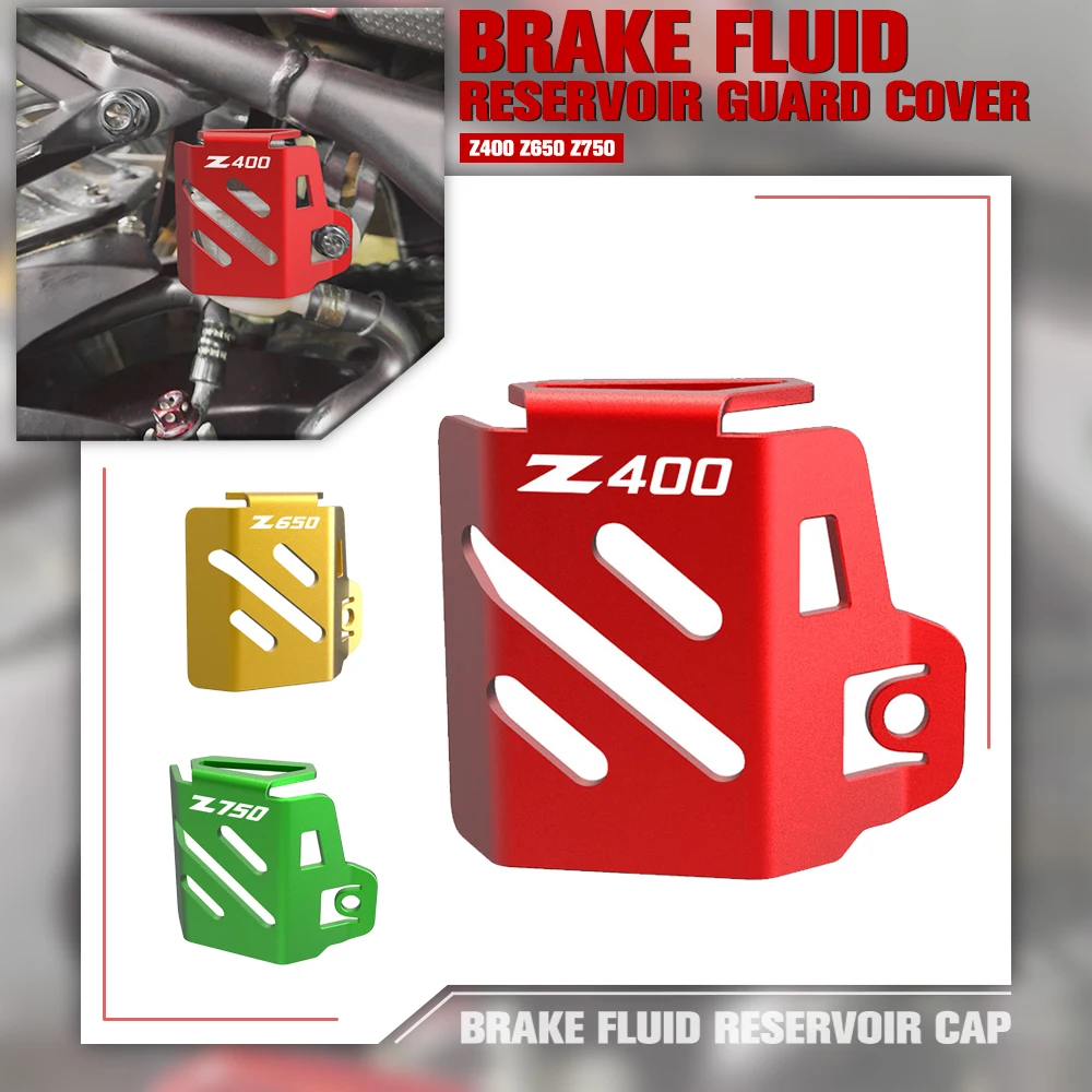 

FOR KAWASAKI NINJA Z400 Z650 Z750 Z750R Z750S Motorcycle Accessories Brake Pump Fuel Tank Fluid Reservoir Cover Guard Protector