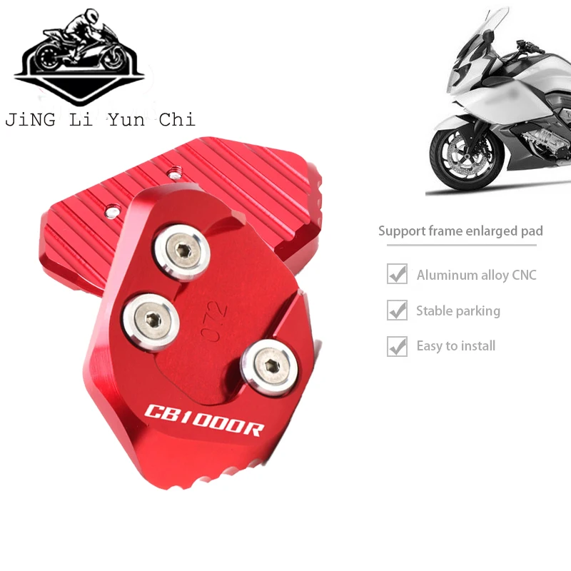 

For HONDA CB1000R CB 1000R CB1000 R 2018-2021 Motorcycle CNC Kickstand Foot Side Stand Extension Pad Support Plate Enlarge Stand