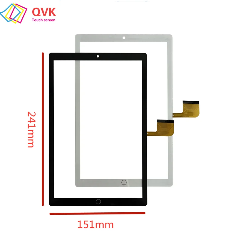 

P/N YZS-206 New 241*151 mm 10.1 Inch 50pins Capacitive Touch Screen Digitizer Sensor External Glass Panel Compatible