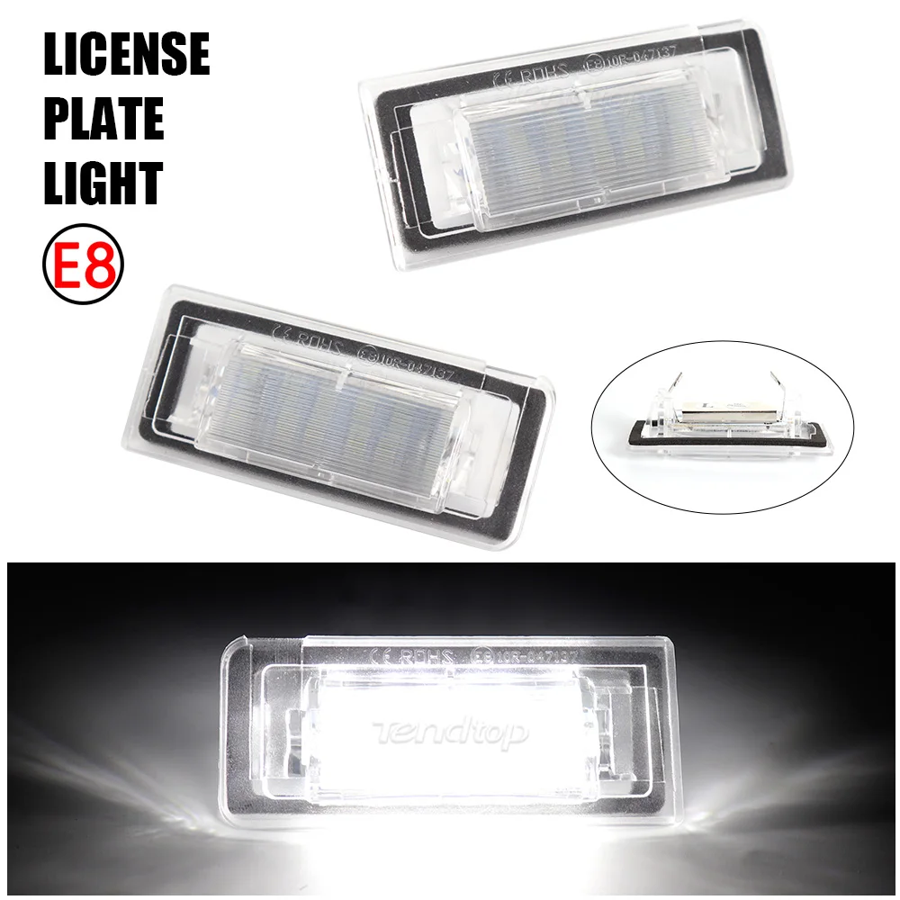 2Pcs Led Numero Di Targa Lampadine Senza Errori Per Audi Tt Mk1 8N 1999-2006