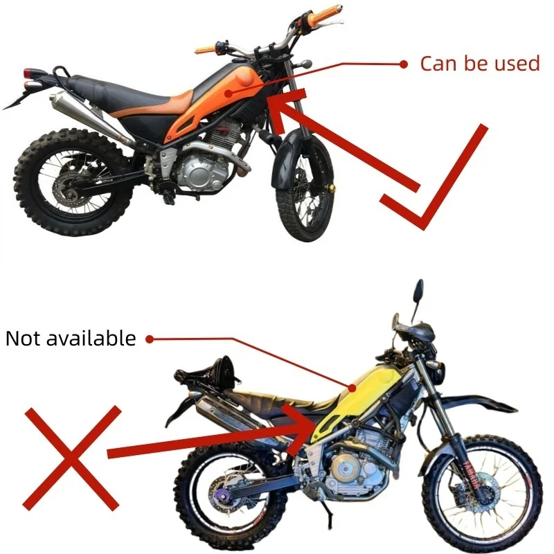 Off-road Motorcycle Fuel Tank Guard Shell Side Cover Decorative Outer Cover 8L For Yamaha Tricker XG250