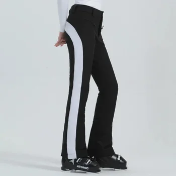 2025 New Ski Pants for Women Waterproof Warm Snow Trousers Outdoor Sport High Elasticity Clothes Winter Alpine Skiing Slim Pants 4