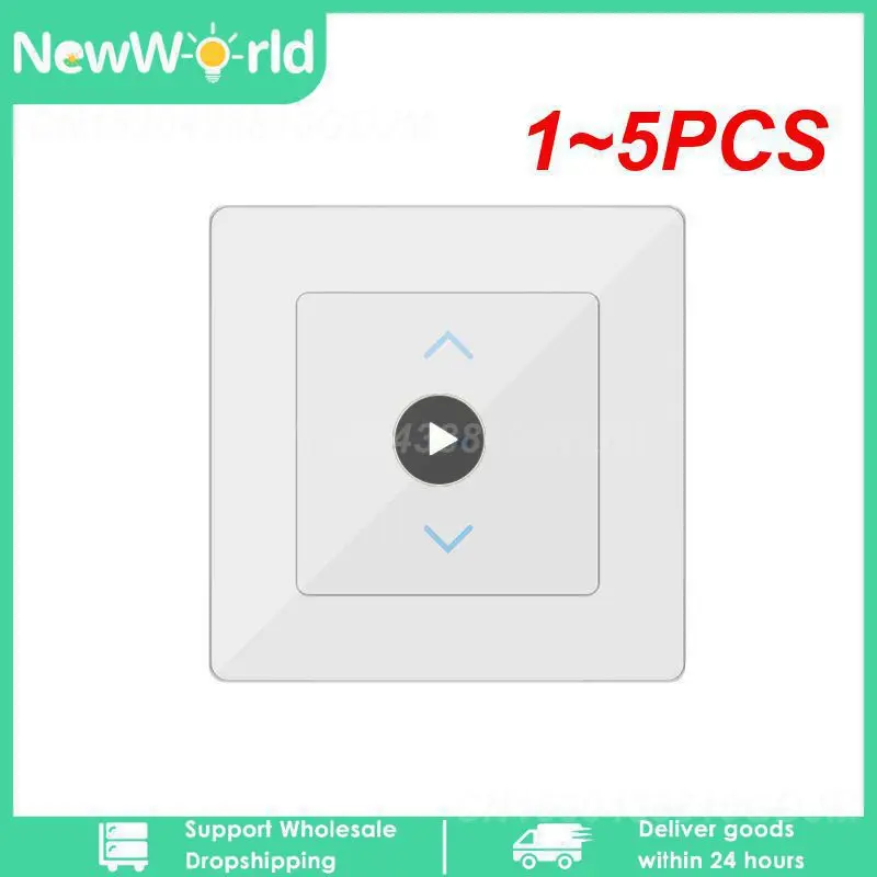 

1~5PCS New WiFi Smart Curtain Switch Touch Design for Motorized Curtains and Roller Blinds work with Tuya Smart Life App Alexa