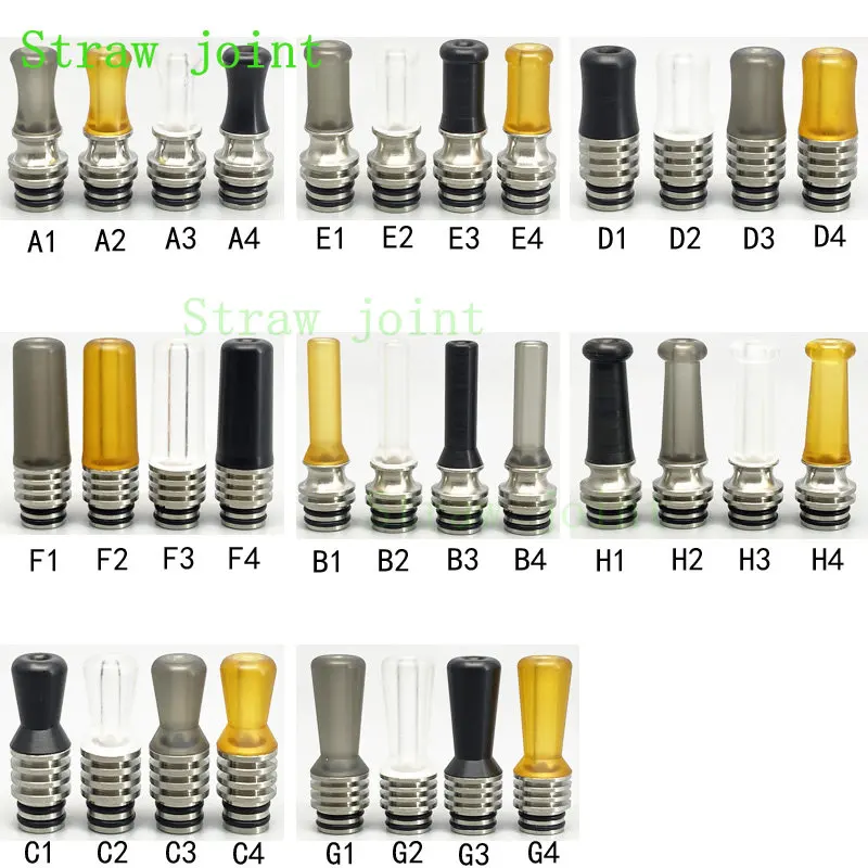 

Authentic MTL 510 Stainless Steel + PEI PC POM Long Snout Straw Joint 3mm Small Diameter 1PC