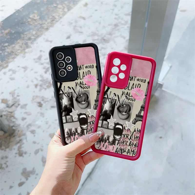 Chic Lip Print Phone Case